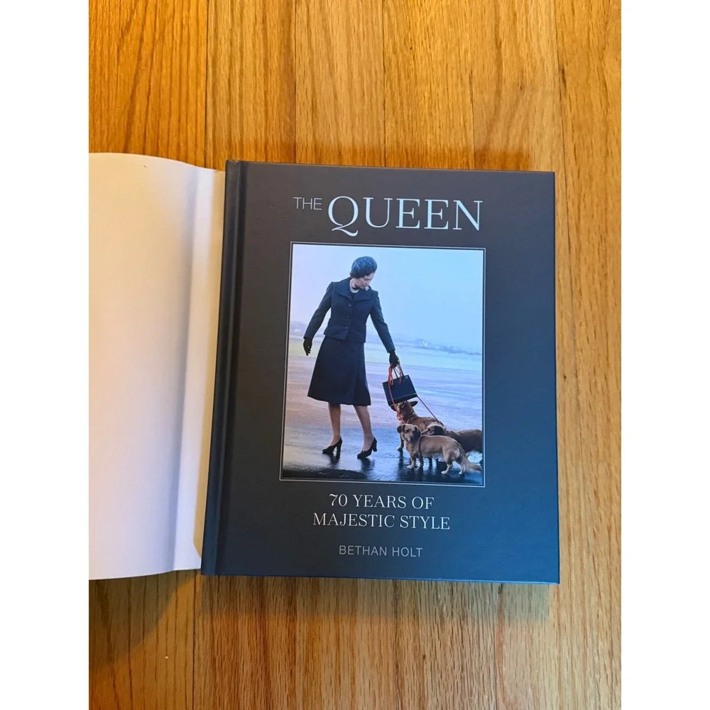 The Queen 70 Years of Majestic Style Bethan Holt Hardcover Fashion History Book